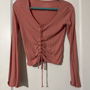 American eagle soft and sexy crop top